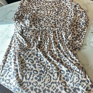 Leopard print dress